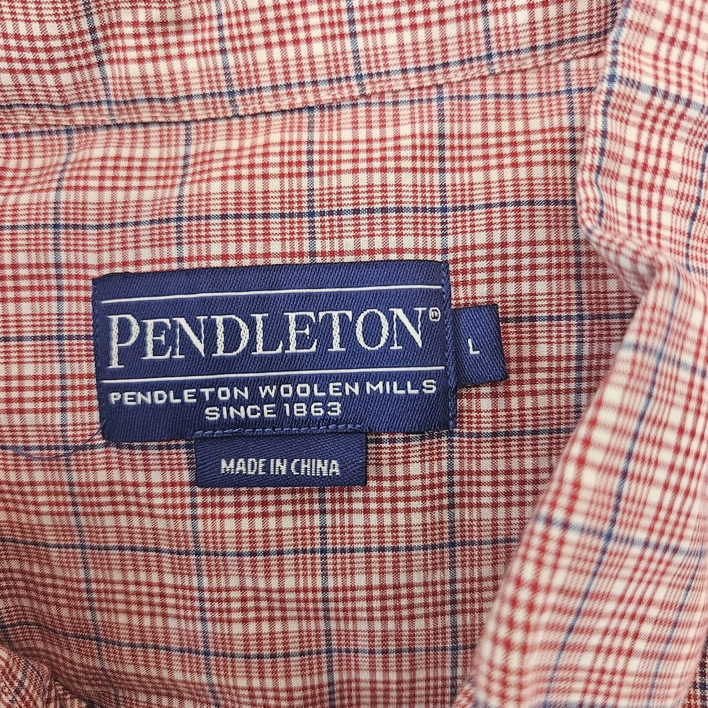 Pendleton Button Down Shirt Size Lg - image 7